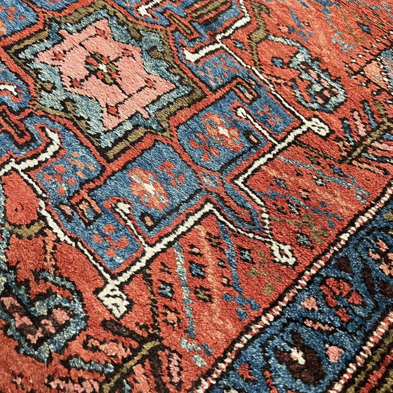 Image 1 of Rare Piece, Collector, Old Passage Carpet, Runner Carpet, Persia Iran Tabriz Heriz Karadja 450X105 Cm