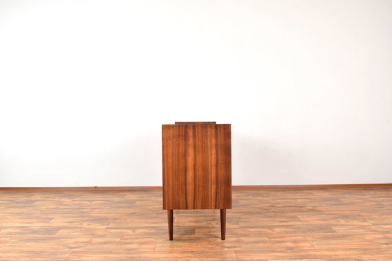 Image 1 of Mid-Century Polish Walnut Sideboard From Bytomskie Fabryki Mebli, 1960S.