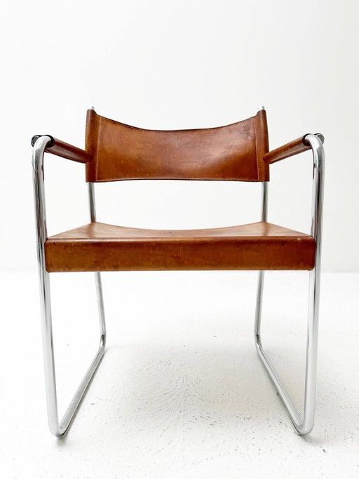 Dietiker chairs with tubular frame