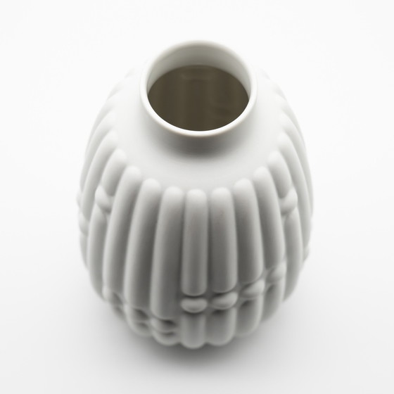 Image 1 of Heinrich Fuchs Hutschenreuther Bisque Porcelain Vase 