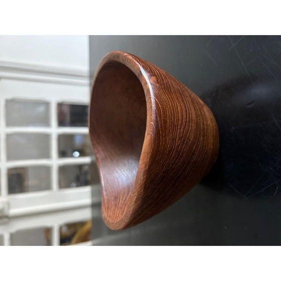 Image 1 of Pair of vintage teak salad bowls, 1960