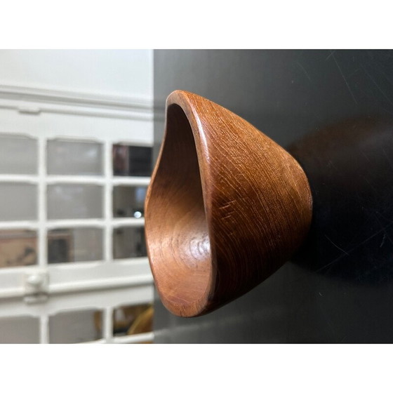 Image 1 of Pair of vintage teak salad bowls, 1960