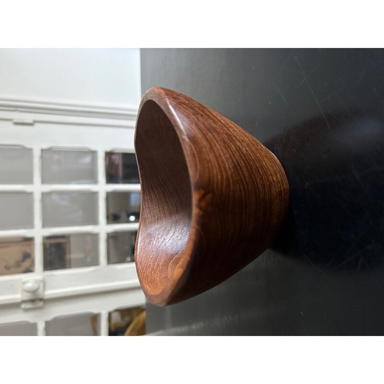 Image 1 of Pair of vintage teak salad bowls, 1960
