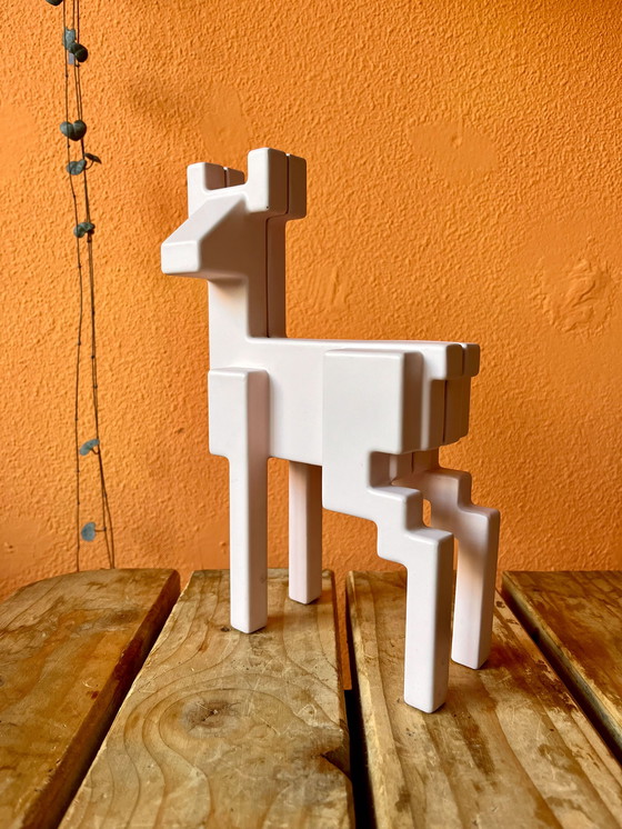 Image 1 of IKEA Pixel pink deer by Monika Mulder