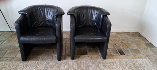 2x Rolf Benz armchairs