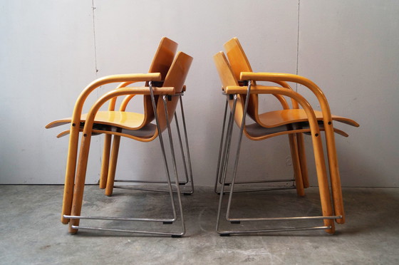 Image 1 of 4x Thonet S320 chairs