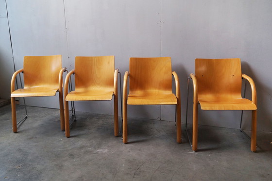 Image 1 of 4x Thonet S320 chairs