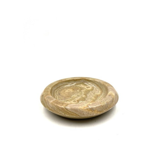 Image 1 of Vintage green onyx ashtray, Italy 1970s