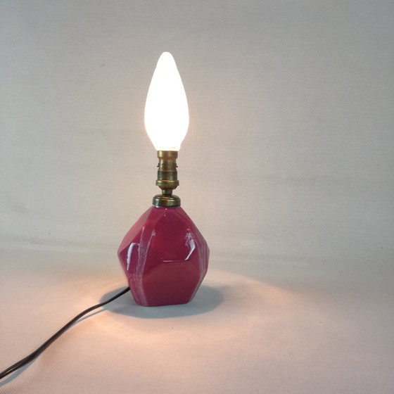 Image 1 of Ceramic Cubist Lamp Stand