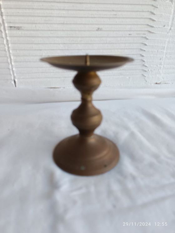 Image 1 of Candlestick - Gilt Bronze France Empire Style - Sxx