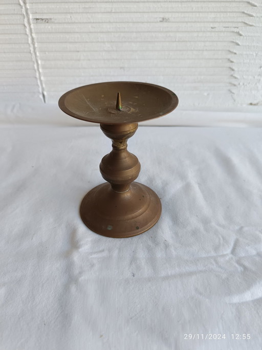 Candlestick - Gilt Bronze France Empire Style - Sxx