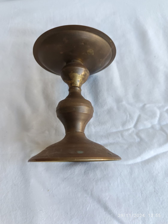 Image 1 of Candlestick - Gilt Bronze France Empire Style - Sxx