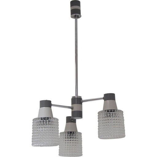 Vintage chandelier by Drukov, Czechoslovakia 1970