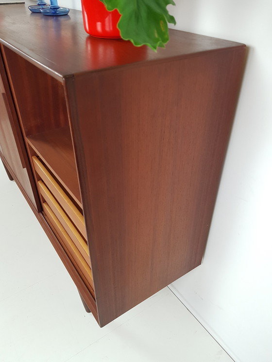 Image 1 of Credenza centrale in legno di teak danese d'epoca 