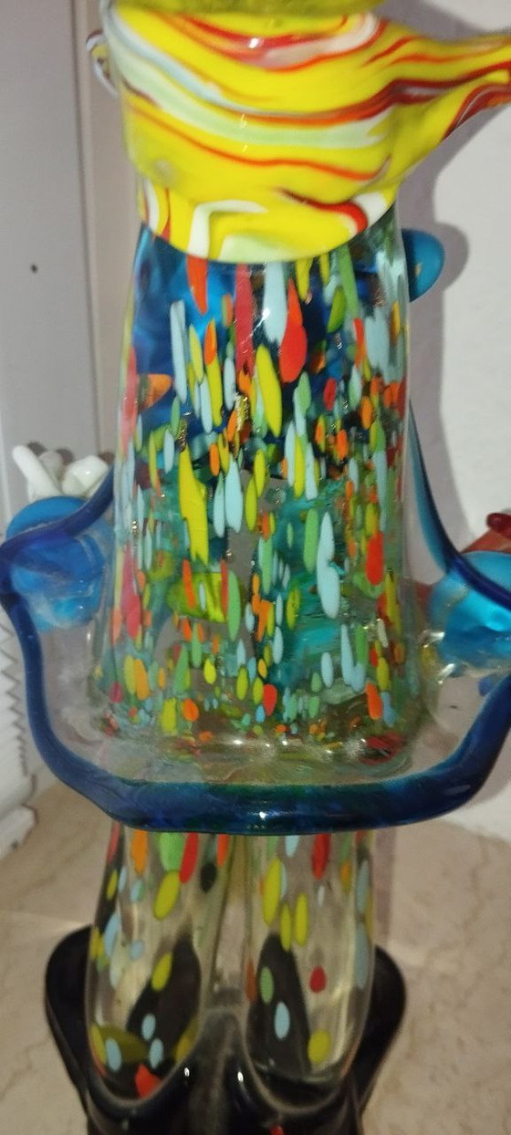Image 1 of Vintage clown glass