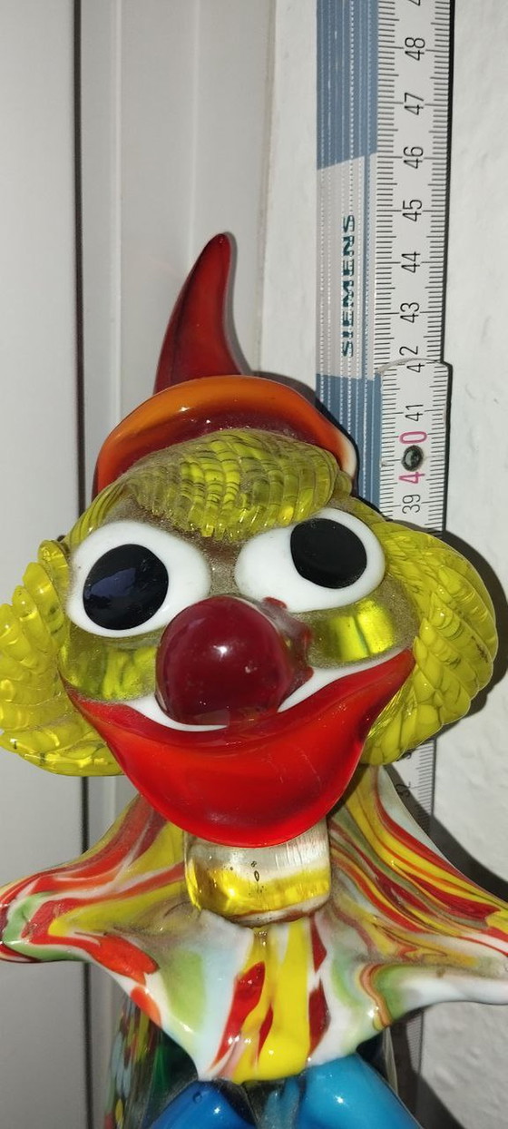 Image 1 of Vintage clown glass