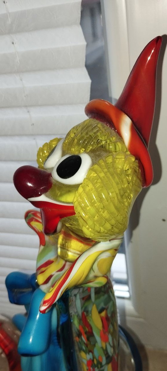 Image 1 of Vintage clown glass