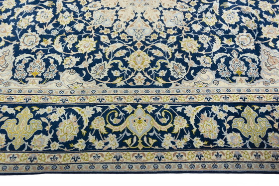 Image 1 of Alfombra oriental de corcho Keshan anudada a mano – 323 x 228 cm