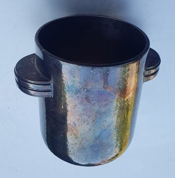 Image 1 of Art Deco Ice Bucket By Quist, 1920S