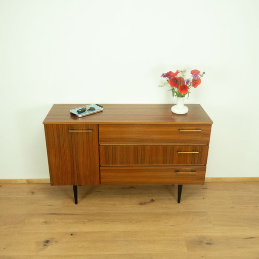 Shoe cabinet, walnut, 1960s