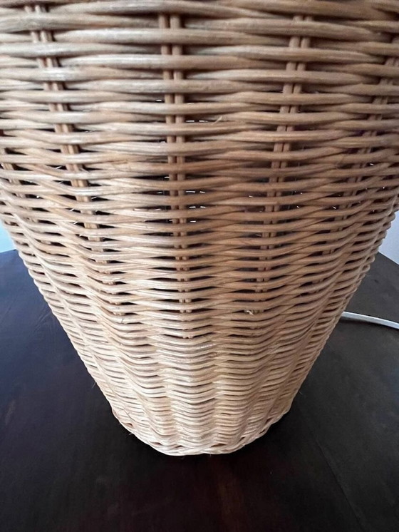 Image 1 of Lampada vintage in vimini