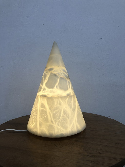 Vintage Large Alabaster Table Lamp