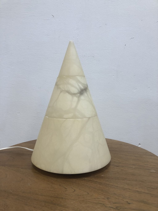 Vintage Large Alabaster Table Lamp