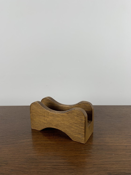 Image 1 of Midcentury Teak Towel Holder