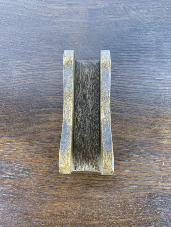 Image 1 of Midcentury Teak Towel Holder