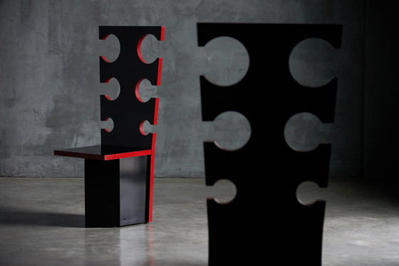 Image 1 of Pair of Vintage Mario Sabot Sculptural Chairs by Max Papiri 1970s