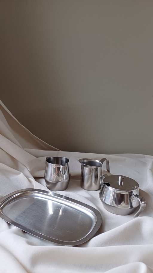 Chrome Stainless Steel, 4 -Piece Set!