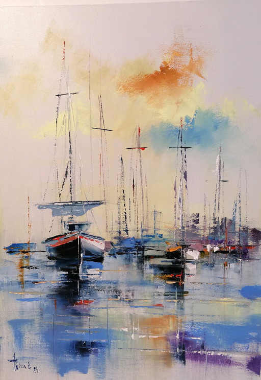 Alfred Aniol "Boats"