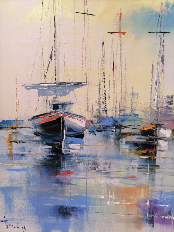 Image 1 of Alfred Aniol "Boats"