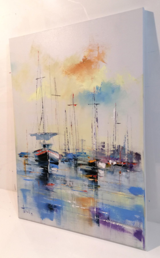 Image 1 of Alfred Aniol "Boats"