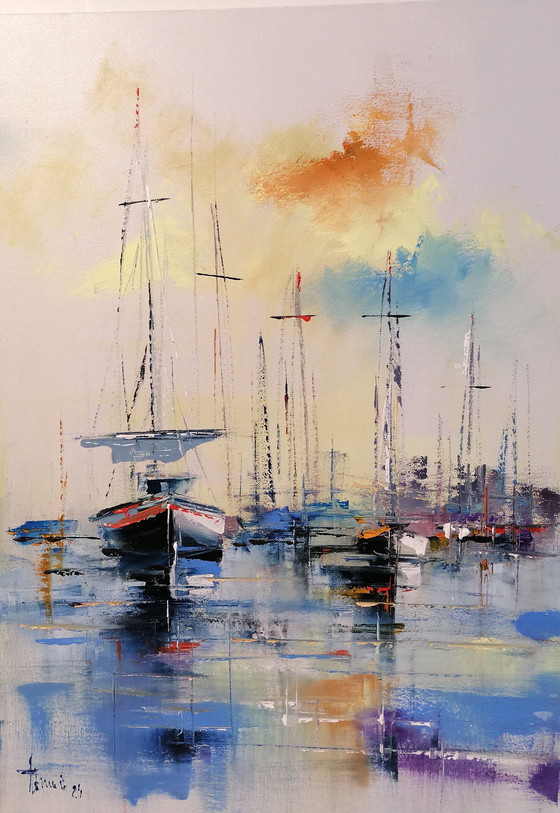 Image 1 of Alfred Aniol "Boats"