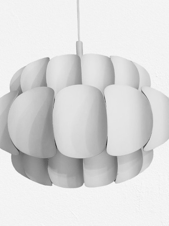 Image 1 of Pendant light Temde H. Zender metal white 60Er/70Er