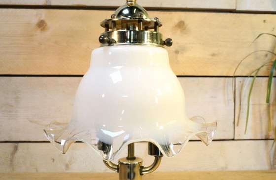 Image 1 of Peiil & Putzler Regency Table Lamp With Fazzeleto Shade.