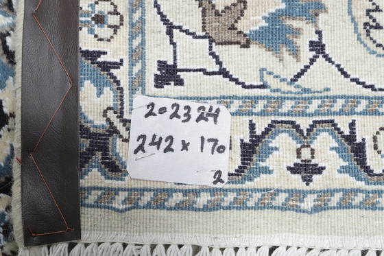 Image 1 of Original hand-knotted Persian carpet Nain 12 La 242 X 170 Cm