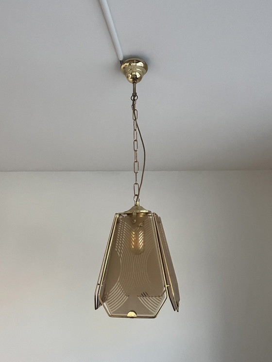 Image 1 of Hollywood Regency pendant lamp