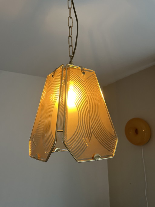 Hollywood Regency pendant lamp