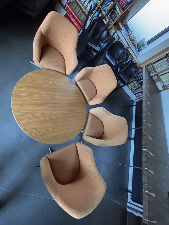 Image 1 of Set Of 4 Mobitec Lounge Chairs With Lounge Table