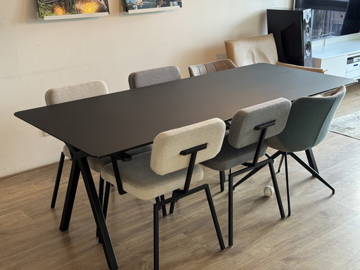 Studio Henk Dining Table Fenix Nero 220X90