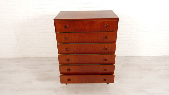 Image 1 of Dresser | Danish Design | Teak | 6 Drawers | 106 Cm