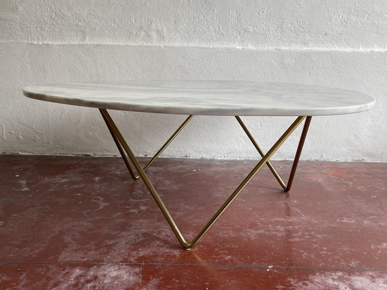 Image 1 of Table basse en marbre