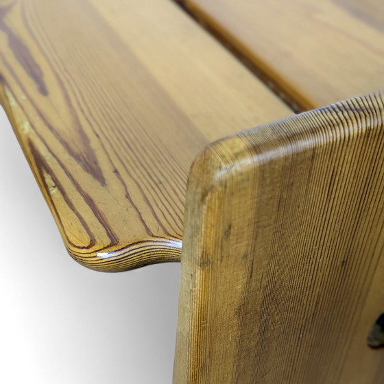 Image 1 of Set da pranzo scultoreo in pino di Gilbert Marklund per Furusnickarn Ab, anni '70