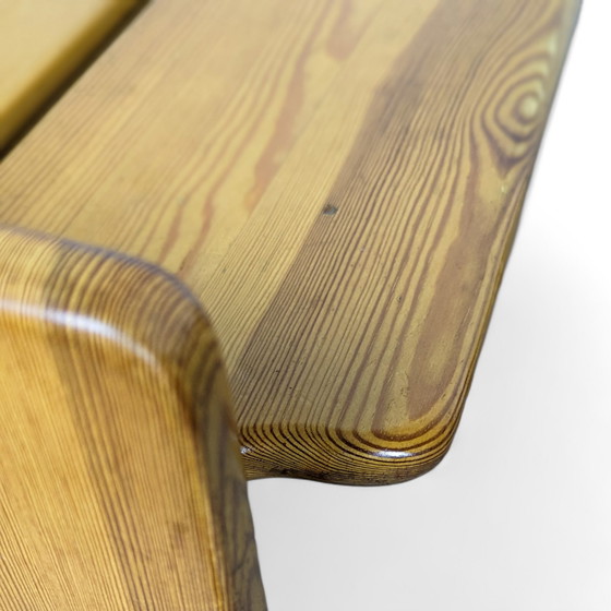 Image 1 of Set da pranzo scultoreo in pino di Gilbert Marklund per Furusnickarn Ab, anni '70
