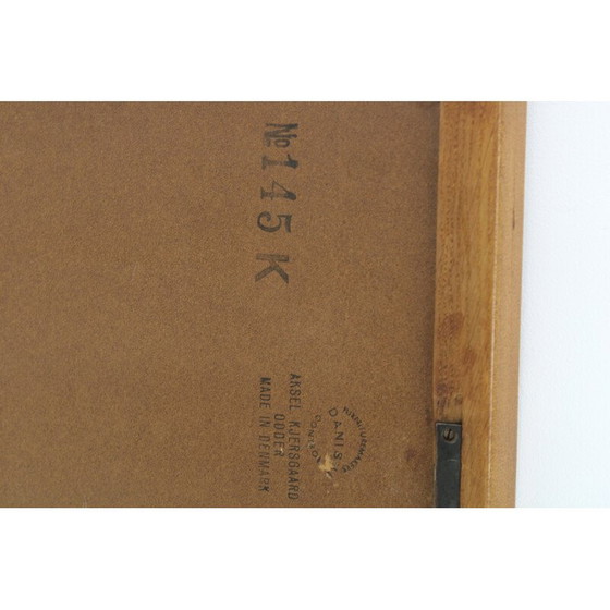 Image 1 of Vintage teak frame wall mirror by Aksel Kjersgaard, Denmark 1960