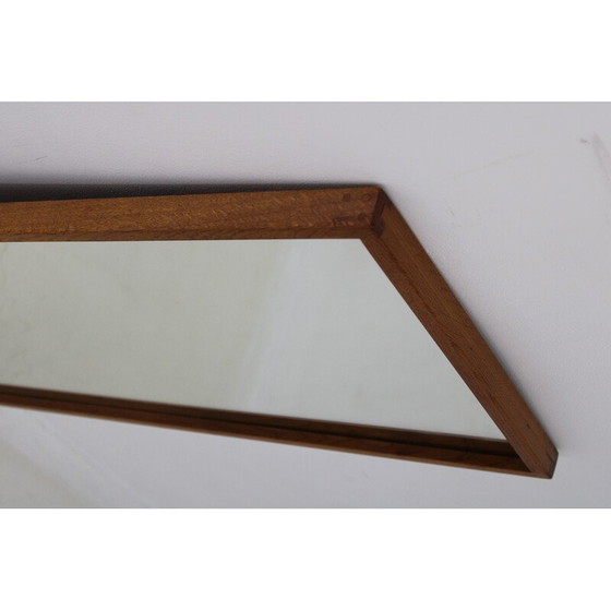 Image 1 of Vintage teak frame wall mirror by Aksel Kjersgaard, Denmark 1960
