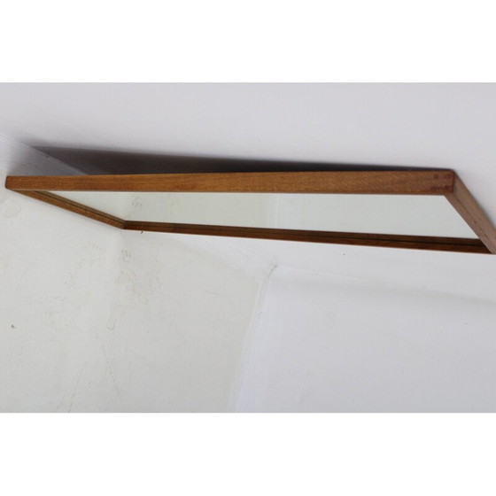 Image 1 of Vintage teak frame wall mirror by Aksel Kjersgaard, Denmark 1960