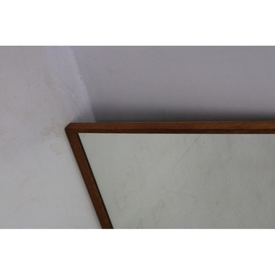 Image 1 of Vintage teak frame wall mirror by Aksel Kjersgaard, Denmark 1960